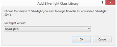 Escolhendo a Verso
do Silverlight