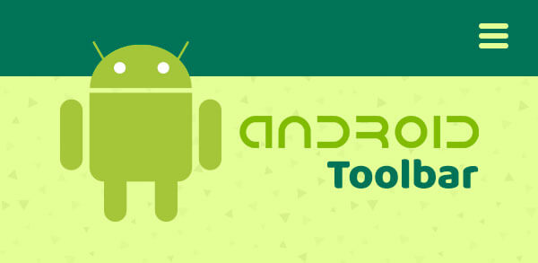 Android Toolbar: Criando um menu superior customizado