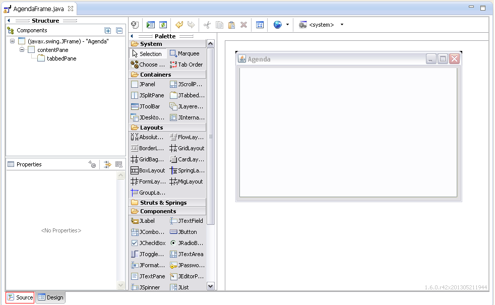 How to use eclipse windowbuilder editor aroundlop