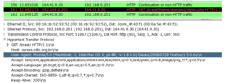 Atividade Análise Wireshark Ethernet parte 1 - Arquitetura de Redes de  Computadores