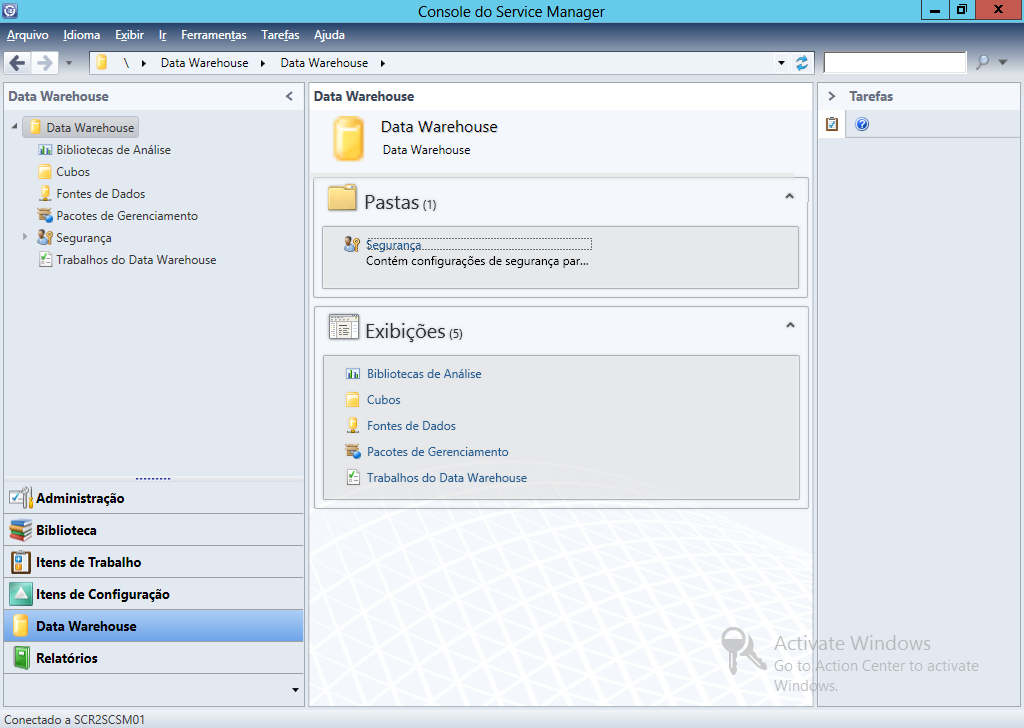 Guia Data Warehouse
do Service Manager