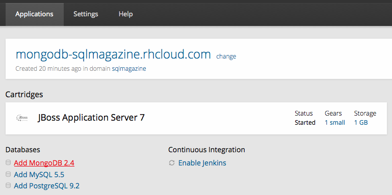 Adicionando o MongoDB