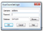 Login no Visual SourceSafe