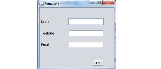 Exemplos de JTextFields