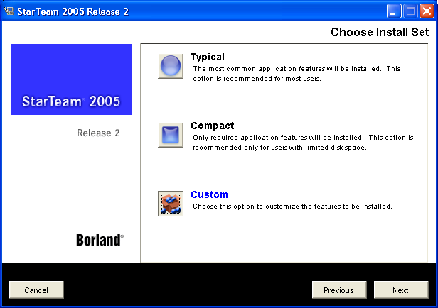 Selecionando o tipo de instala��o a ser realizada