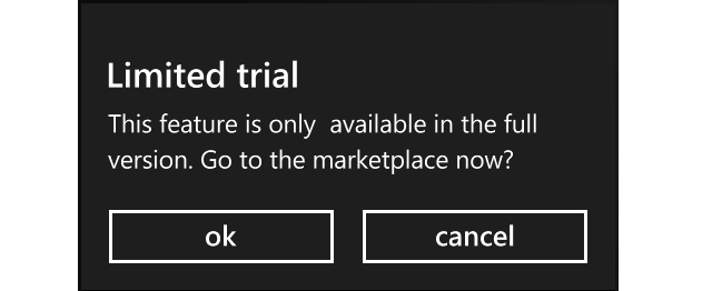 Utilizando o modo trial de aplicaes no Windows Phone