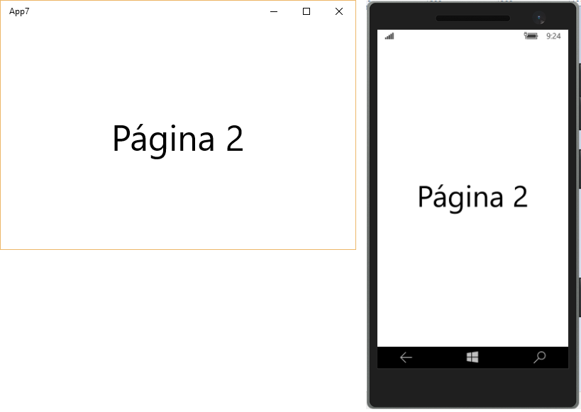 App sem botão Voltar por padrão