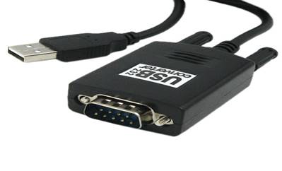 Cabo conversor
  USB/RS232 usado nesse artigo