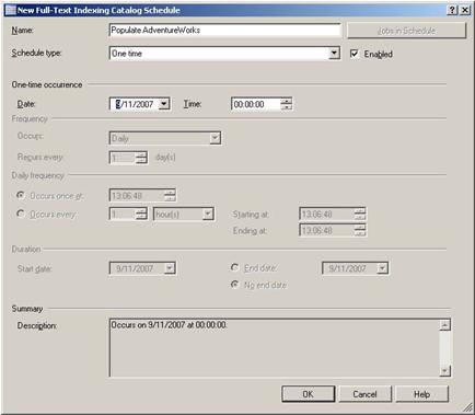 Full-Text Search Cronograma