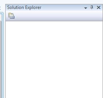 A janela Solution Explorer