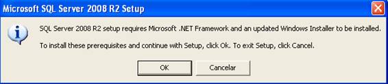 Janela de instalao do Microsoft .NET Framework