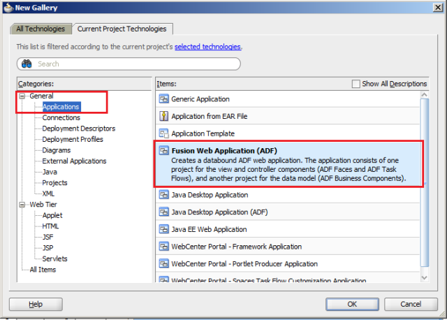 Criando uma aplicação