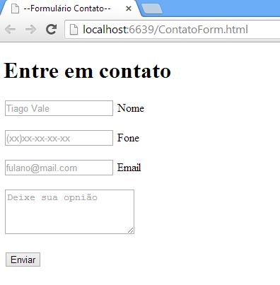 HTML sem CSS