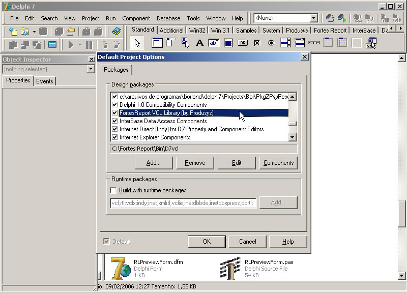 Package instalada com sucesso