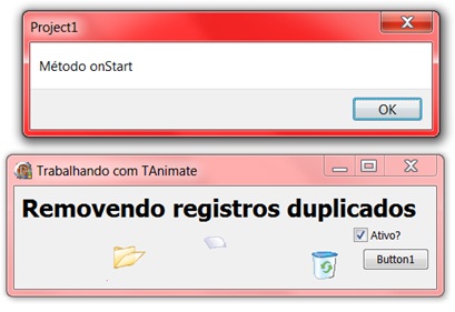 Animação continua mesmo com uma janela Modal aberta