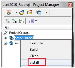 Mostra como instalar o pacote acnt2010