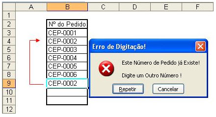 Célula com formatação condicional