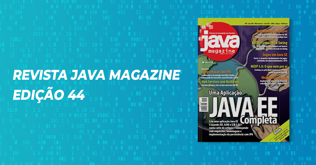 Revista Java Magazine Edio 44